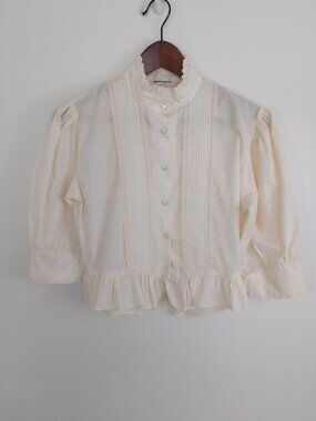 Victorian Style Button Up Blouse